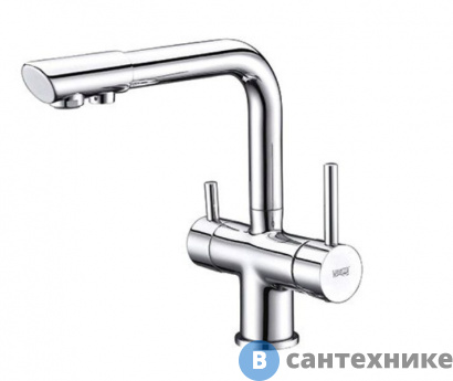 картинка Смеситель WasserKRAFT A8017 для кухни под фильтр латунь, хромоникелевое покрытие