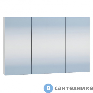 картинка Зеркальный шкаф СанТа Аврора 100 универсальный НП (700350)
