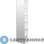 Шкаф-колонна Акватон Сканди с зеркалом белый (1A253403SD010)