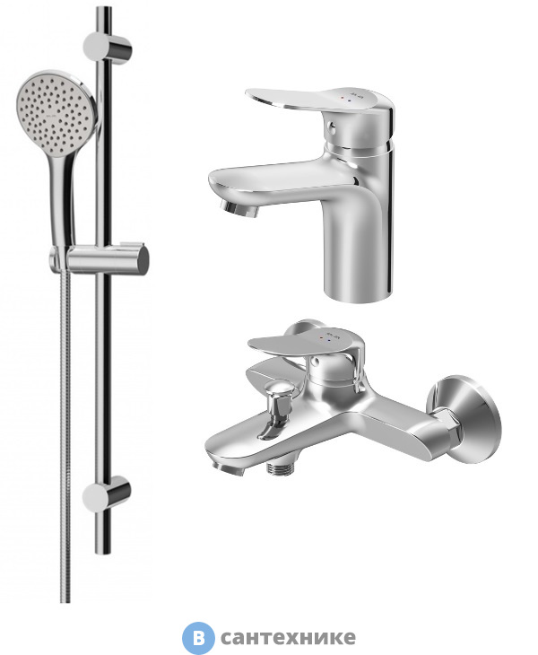 Смеситель AM.PM Sunny F40985C00 набор 3в1