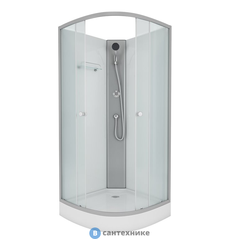 Душевая кабина Niagara Eco E90/13/MT/BK (900х900х1950)