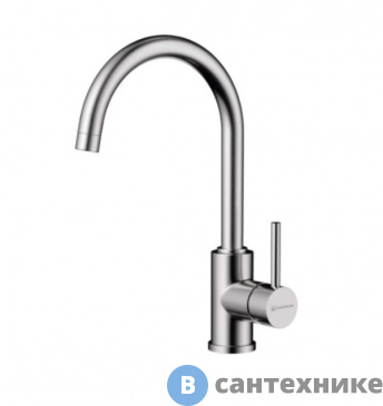 картинка Смеситель OMOIKIRI Shinagawa-BN нержавеющая сталь (4994230)