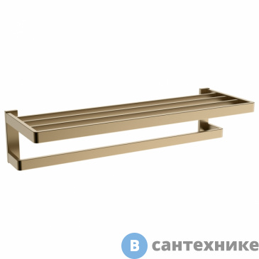 картинка Полка для полотенец ABBER Westen AA1758G золото матовое
