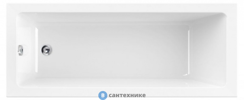 Акриловая ванна Cezares PLANE SOLO-170-75-45-W37