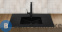 картинка Раковина WELTWASSER DEILBACH 7517- 90 MT- BL врезная (матовая чёрная) /915х395х175/