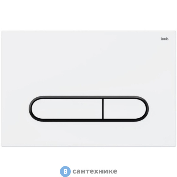 Клавиша смыва IDDIS Unifix UNI01WBi77 универсальная, белая