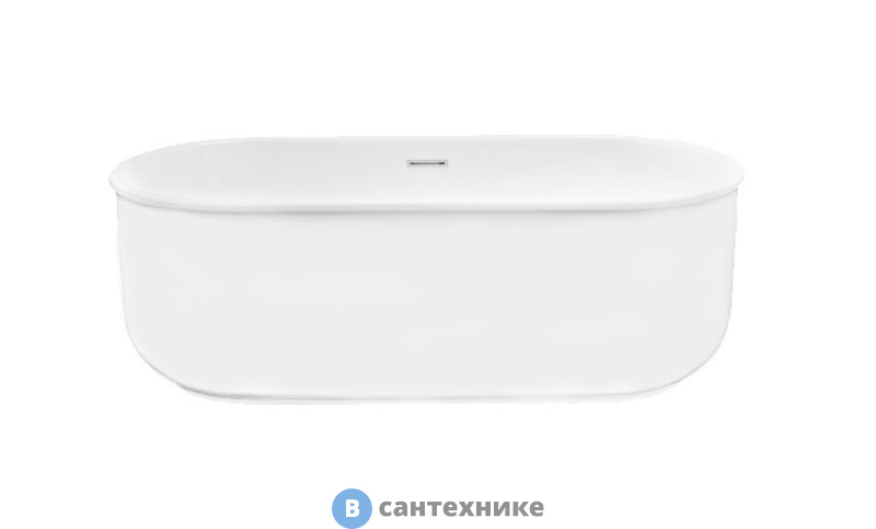 Акриловая ванна BelBagno BB401-1700-800 отдельностоящая, овальная