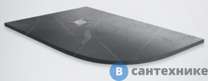 картинка Душевой поддон RGW ST/AL-0129G 90*120*2,5 графит/асимметричный (16154129-02L), без сифона