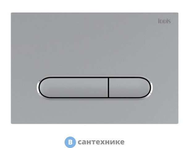 Клавиша смыва IDDIS Unifix UNI70M0i77 универсальная, матовый хром