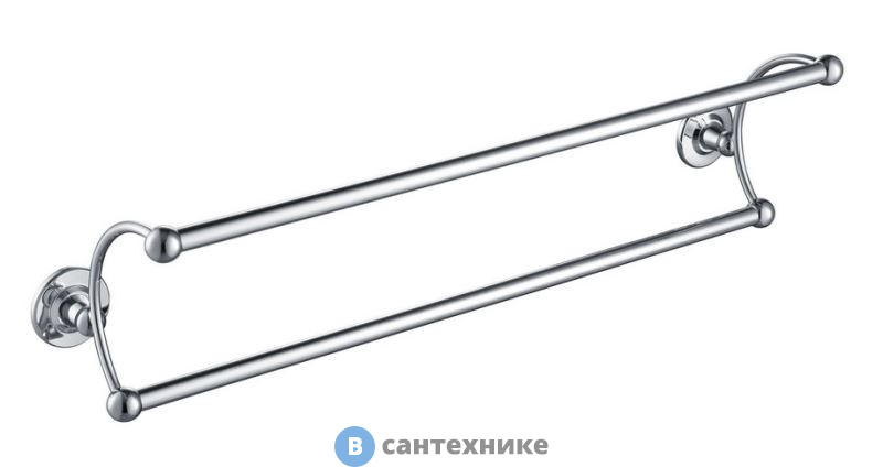 Полотенцедержатель двойной Timo Nelson 150056/00 chrome