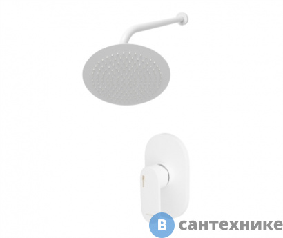 картинка Верхний душ WasserKRAFT A85146 встраиваемый комплект