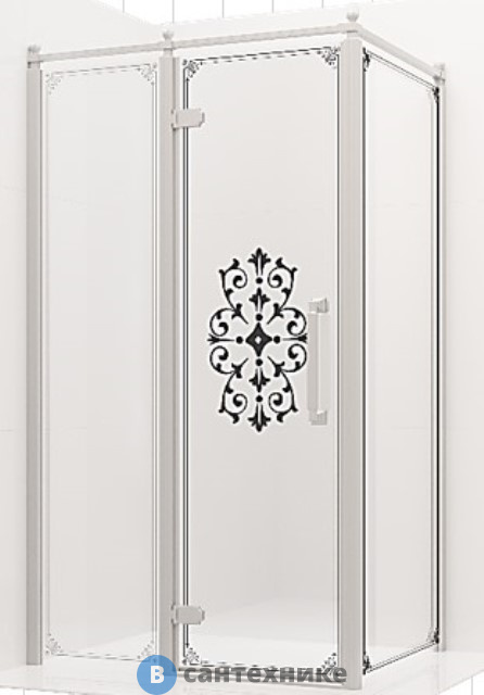 Душевое ограждение Ambassador Royal 18015110-L (1200x800x2000)