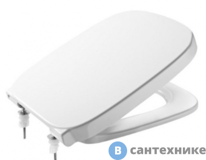 картинка Крышка-сидение Roca ZRU9302826 Debba микролифт /42,5х35,5х5/ (бел)