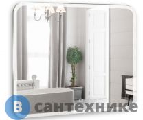 Зеркало AZARIO Стив 800*680 сенсор выкл+ подогрев+ часы (ФР-00001353)