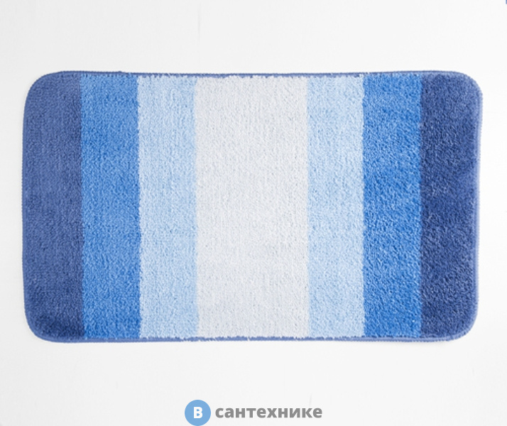 Коврик WasserKRAFT Lopau BM-1101 для ванной комнаты 75х45 см микрофибра