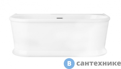 картинка Акриловая ванна BelBagno BB408-1700-800 пристенная, овальная