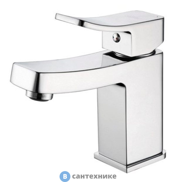 Смеситель WasserKRAFT Aller 1063 для раковины латунь, хромоникелевое покрытие