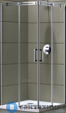 картинка Душевое ограждение Grossman GR-3090 Galaxy 90*90*190 квадрат, двери раздвижные