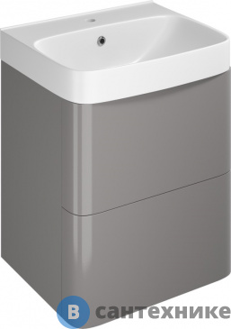 картинка Тумба с раковиной VOQ Bold 55 premium grey (553678)