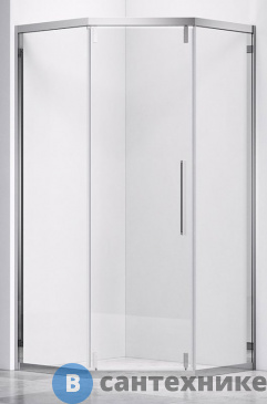 картинка Душевой уголок Vincea Show VSP1-4SH100CL, 1000*1000, хром, стекло прозрачное, без поддона