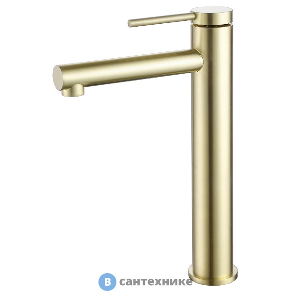 Смеситель ABBER Emotion AF8811G для накладной раковины, золото матовое