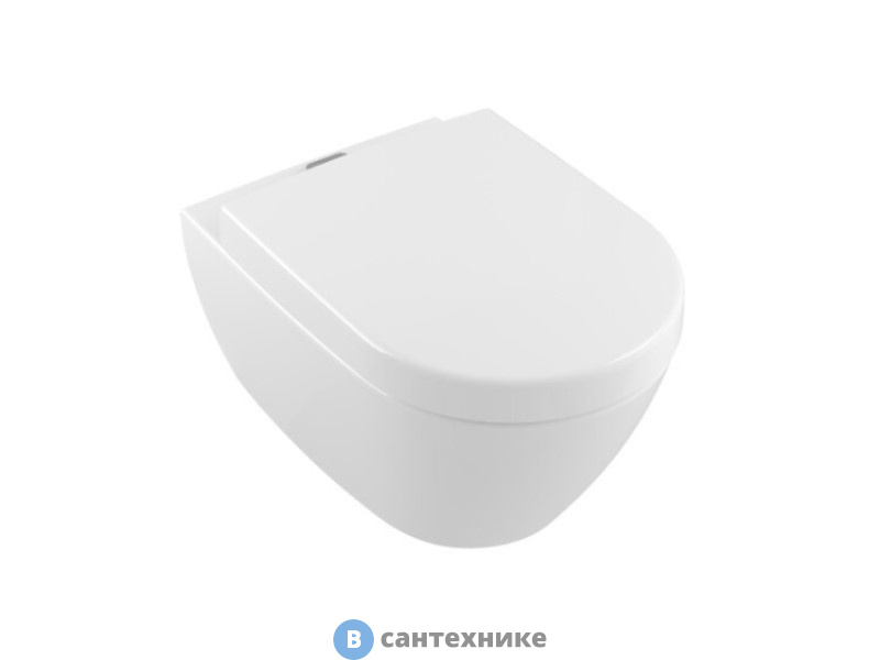 Унитаз подвесной Villeroy & Boch Subway 2.0 5614A101 без сиденья