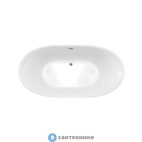 Ванна акриловая Vincea VBT-405-1700, 1700*800*580, слив-перелив в комплекте, хром