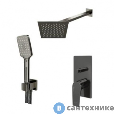 картинка Душевая система WasserKRAFT A84202 для душа с верхней душевой насадкой и лейкой