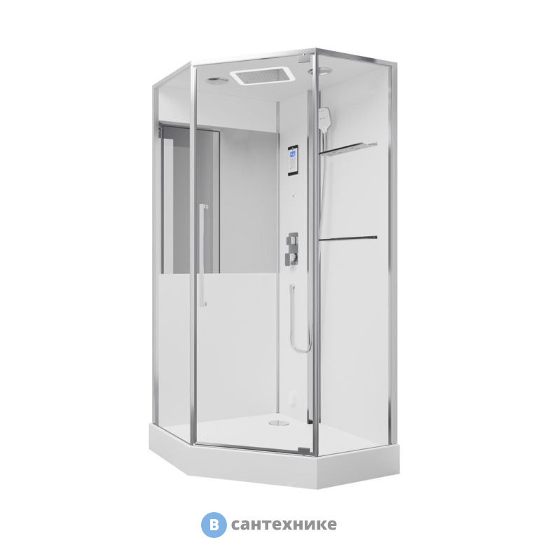 Душевая кабина Black&White G8895 c паром (1000х1000х2200)