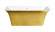 Акриловая ванна Lagard EVORA Treasure Gold