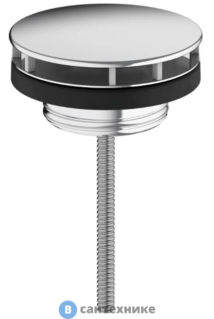 Донный клапан Hansgrohe 50001000 1 1/4", с фиксированной крышкой, для раковины, хром