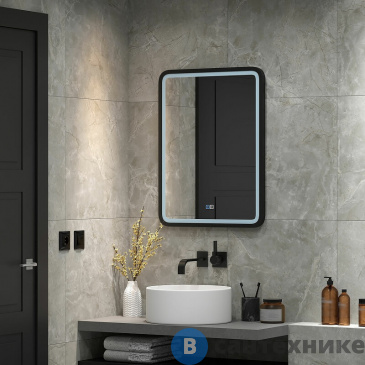 картинка Зеркало Континент Prime Gray Led, 450x800 (ЗЛП1079)