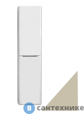 картинка Шкаф BelBagno 40 см ANCONA-N-1500-2A-SC-TL-L подвесной, две распашные двери с доводчиками, с двумя  полками, левосторонний, Tortora Lucido