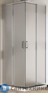 картинка Душевой уголок Vincea City VSS-5CT8010MT, 1000*800, хром, стекло текстурное, без поддона