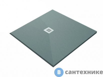 картинка Душевой поддон ACQUABELLA BASE PLATO_BASE_SLATE_90_CUADR_CEMENTO_90x90