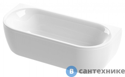 картинка Акриловая ванна Cezares METAURO-wall-180-80-40-W37, 180x80x40