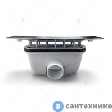 картинка Сифон для душевых поддонов RGW Q10-C (хром) (03241100-10)