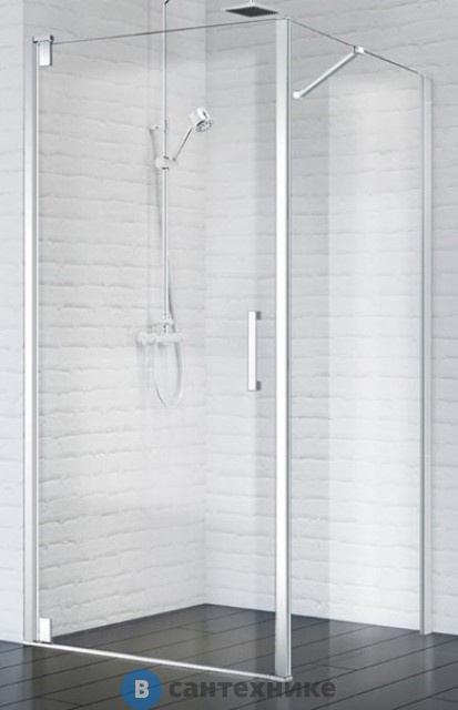 Душевой уголок BelBagno MARMI-AH-1-90/100-C-Cr 900x1000x1950, без поддона