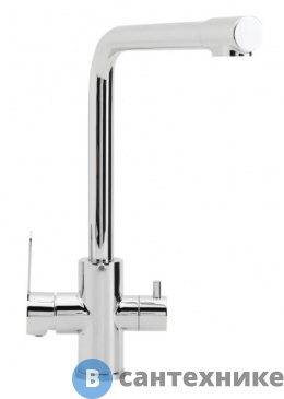 картинка Смеситель Orange Steel M99-008cr для кухни 2х1 с возможностью подачи фильтрованной воды, хром