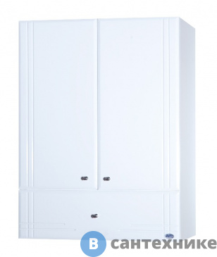 картинка Шкаф Bellezza Лилия-60 подв. с1 ящ. белый (4642409190010) /1619/