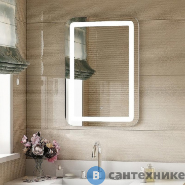 картинка Зеркало Континент Lucia LED, 500x700 (ЗЛП1239)