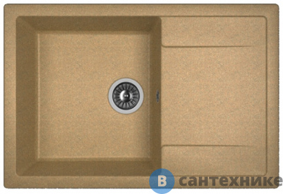 картинка Кухонная мойка Dr. Gans Техно 760, терракота СМс (25.030.D0760.406)