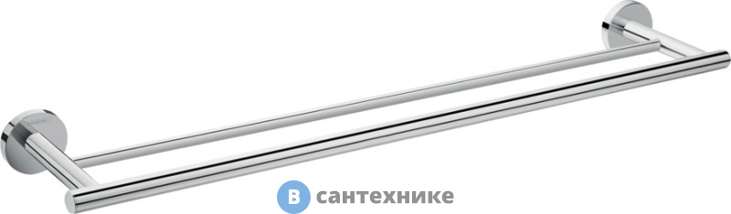 Полотенцедержатель Hansgrohe 41712000 Logis двойной