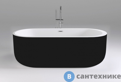 картинка Акриловая ванна Black&White SB109 Black (1700x800x580)