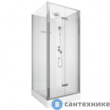 картинка Душевая кабина CeruttiSpa BELLA901T (90*90*215-225)  без крыши