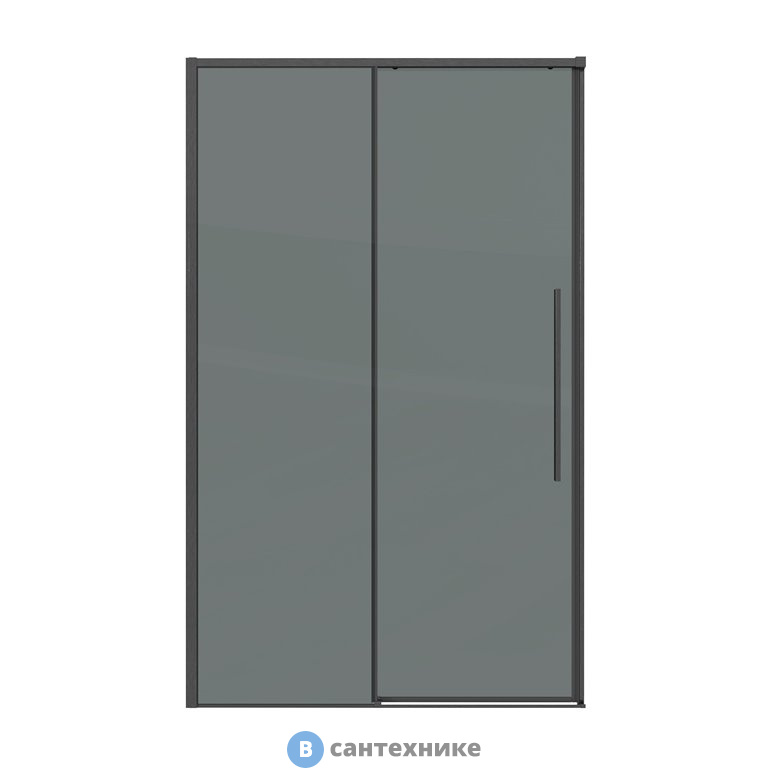 Дверь в нишу Grossman Galaxy 100.K33.01.100.42.10 (100*195) графит сатин, стекло тонированное