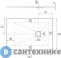 картинка Душевой поддон Hidronatur ATS-140x90U-W Pleasure 1400х900х30мм слив крышка белый камень