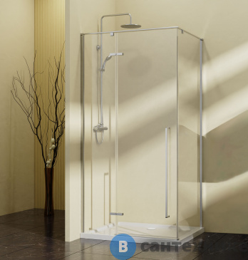 картинка Душевой уголок Vincea Slim-N VSR-5SN9010CL, 1000*900, хром, стекло прозрачное