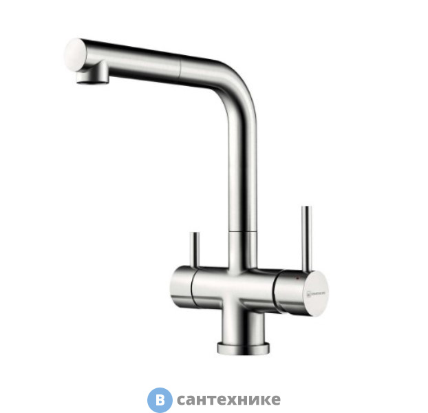 Смеситель OMOIKIRI Takamatsu S-BN нержавеющая сталь (4994346)