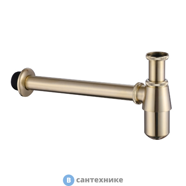 Сифон для раковины ABBER AF0032G золото матовое